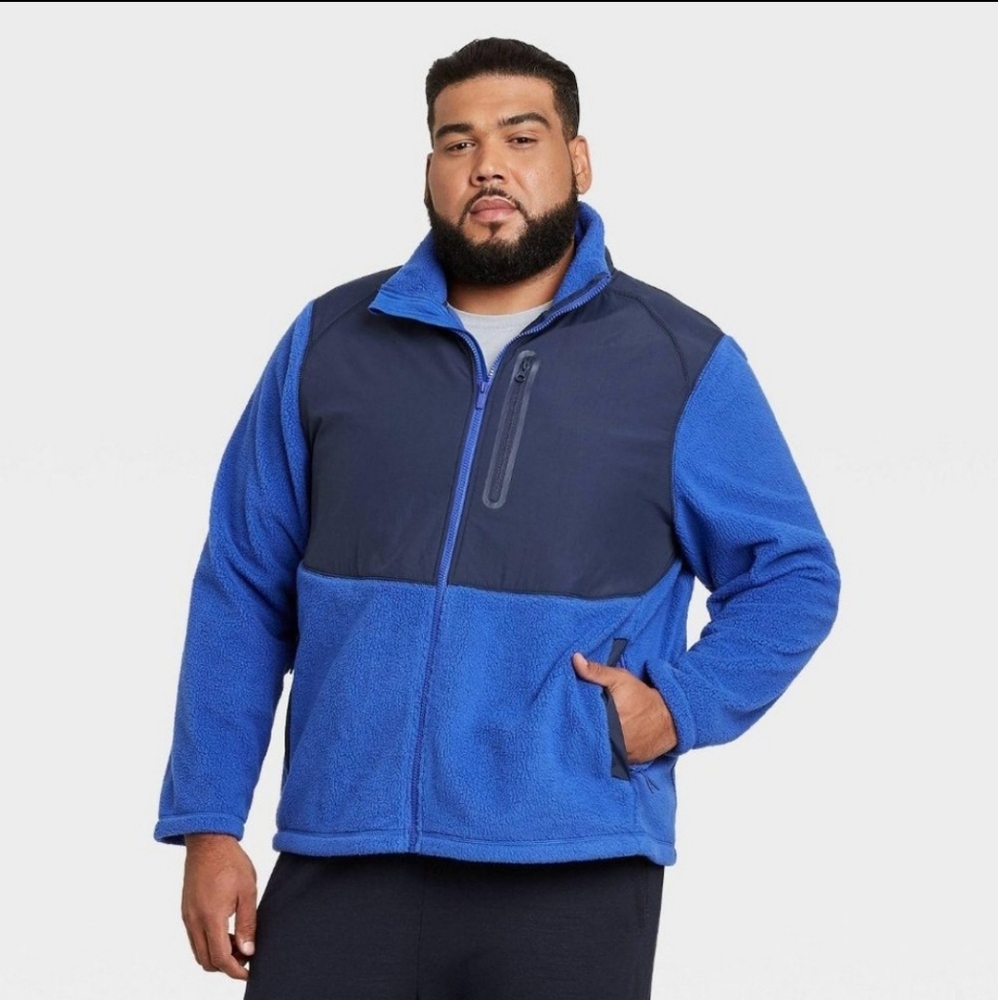 Men's all in motion Sherpa zip up jacket.